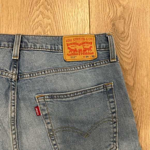 Levi 512 Jeans Slim Taper Size 34x32 - Picture 6 of 8